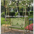 wrought iron patio swings